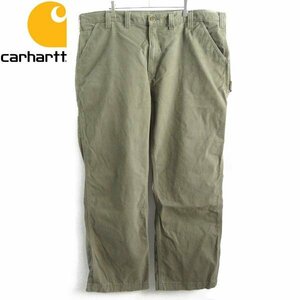 carhartt カーハート B324 ARG ツイル ペインターパンツ アーミーグリーン 44×30 緑系 リラックスフィット ワークパンツ D147-25-0012XV