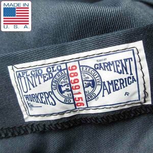 新品 70s USA製 RUBIN BROTHERS ツイル ワークシャツ 紺系 2XL 長袖シャツ ネイビー アメリカ製 XXL 未使用 デッドストック d144-14-0003XT