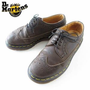 英国製 ドクターマーチン ウィングチップ シューズ レディース23cm Dr.Martens MADE IN ENGLAND 靴 d110-32-0127