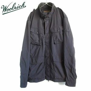 美品 WOOLRICH ウールリッチ トラベルジャケット 濃紺系 XL ジャングルファティーグTYPE M-65似 ミリタリージャケット D143-17-0026ZTW