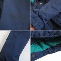 80s USA製 Woolrich ウールリッチ ゴアテックス フリース ジャケット 紺系 XL ナイロン アメリカ製 ビンテージ D149-18-0057ZVW_画像7