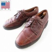 USA製 アレンエドモンズ Mapleton スワールトゥ シューズ 茶系 9.5D 27.5cm Allen Edmonds メンズ 靴 d134-32-0128ZV_画像1