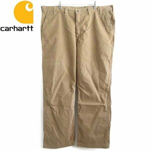 carhartt カーハート ツイル ワークパンツ 44×30 ダークカーキ系 リラックスフィット D147-25-0013XV