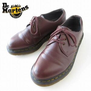 Dr.Martens ドクターマーチン 3ホール シューズ レディース24cm～24.5cm バーガンディ系 靴 d137-32-0097XV