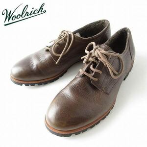 Woolrich ウールリッチ プレーントゥ 外羽根 ダービー シューズ 茶系 レディース23.5cm 靴 d115-32-0237