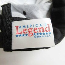 新品 90s USA製 AMERICA'S Legend製 狩猟系ショップ物 ベースボール キャップ 黒 帽子 アメリカ製 デッドストック D148-41-0011XVW_画像9