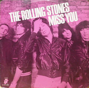 良盤UKオリジ STERLING刻印12” Garageクラシック ★Miss You - The Rolling Stones★ Bob Clearmountain, 12 EMI 2802