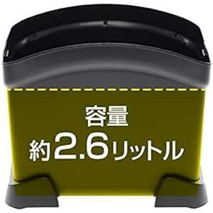 カーメイト(CARMATE) 車用 フタ付き ゴミ箱 【倒れないサポーター付き】 カーボン調 ブラック 日本製 DZ572の画像3