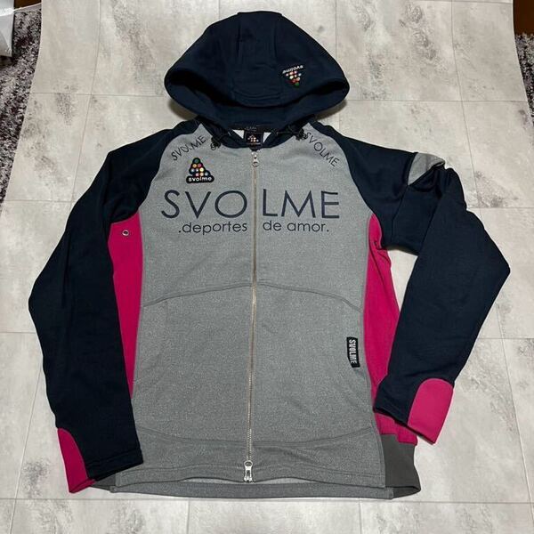 svolme スボルメ マルチカラー 　サッカー フットサル スウェットパーカー　Mサイズジャケット ジャージ SVOLME 