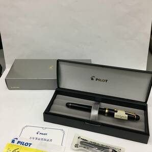 10597 PILOT パイロット 万年筆 Z-CR-GN ペン先14K 585刻印入り 経年保管品 未使用の画像1