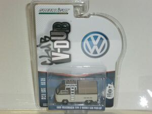 ☆1/64 GREENLIGHT CLUB V-DUB 1969 VOLKSWAGEN TYPE2 DOUBLE CAB PICK-UP 茶