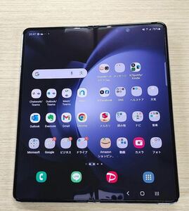 【新品同様】Samsung Galaxy Z Fold 5 256gb SIMフリー ｜ブラック｜速達発送可｜動作確認済　シャッター音なし 容量100％