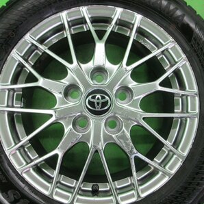 PCD114.3 トヨタ ノア。VOXY純正 BBS 鍛造 6j/+50 ハブ約60㎜ ヨコハマ ブルーアース4S 205/55R16 製造21年 約9分山 中古 オールシーズンの画像2