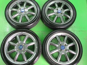 PCD100 ダイハツ純正 ミニライト 4.5j/+45 ハブ約54㎜ WANLI 165/50R16 製造23年 約8～8.5分山 4本セット! 中古 流用スペア交換などに!