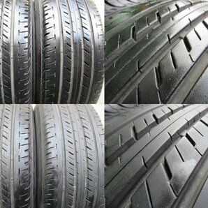 PCD139.7 トヨタ純正 7.5j/+25 ハブ約106㎜ ブリヂストン GL-R 215/60R17 109/107R 製造21年 約9分山 4本セット! 中古の画像9