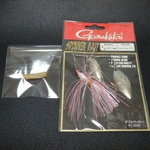 アシにブチ込め！ がまかつ スピナーベイト 3/8oz コットンキャンディー GAMAKATSU Spinner Bait 3/8oz Cotton Candy New on Card 10DW-2_画像8