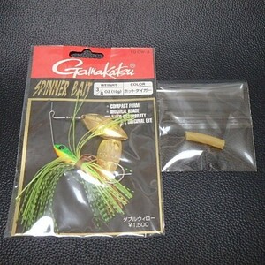 針は がまかつ！ スピナーベイト 3/8oz ホットタイガー GAMAKATSU Spinner Bait 3/8oz Hot Tiger New on Card 10DW-3