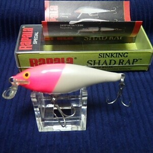 最後の１個！ レア ラパラ シャッドラップ カウントダウンモデル ピンクヘッド RARE RAPALA Shad Rap Countdown CDSR-5 PKH