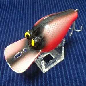 レアカラー？ 古い バルサ50 ディープ メタルリップ出目 西岡サイン入り オールド アルファ＆クラフト Balsa50 Deep Crankbait