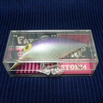 往年の名品 オールド ストーム ファッツオー パープル ラージサイズ プラケース入り！ OLD STORM Lure FatsO AF1 Purple_画像8