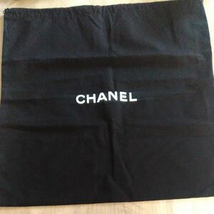  CHANEL シャネル 大サイズ 巾着袋 保存袋 布袋ブラック バッグ 付属品