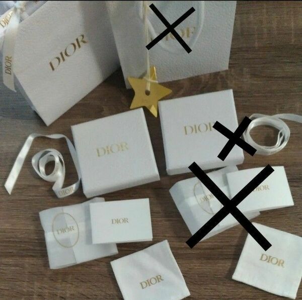 Dior 空箱 アクセサリーボックス ショッパー 保存袋 小サイズ ピアス ネックレス ブレスレット リング