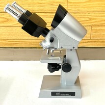ジャンク edu science 双眼タイプ学習用 マイクロスコープ 顕微鏡！_画像5