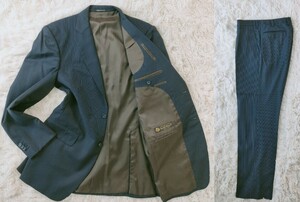 Loro Piana ロロ・ピアーナ×髙島屋 スーツ セットアップ 【大きいサイズ XL相当】【シングル】【2B】【美品】【センターベント】 1円開始