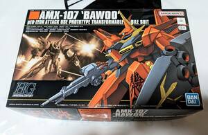 BANDAI SPIRITS HGUC 1/144 AMX-107 バウ 機動戦士ガンダムZZ プラモデル組立キット HG ダンボール発送