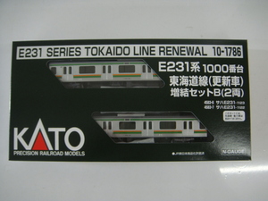 KATO 10-1786 E231系 1000番台 東海道線 更新車 増結セット B 2両 Nゲージ