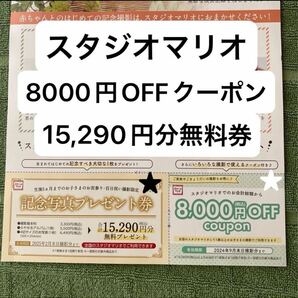 スタジオマリオ クーポン 2枚 8000円 OFF 無料お試し券の画像1