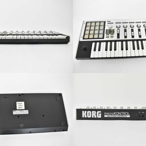 (780P 0417M24) 1円～ KORG コルグ microKONTROL MIDI STUDIO CONTROLLER MIDIキーボード MC-1 【通電のみ確認済】の画像2