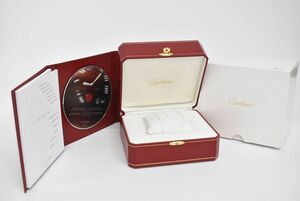 (590S 0403M15) 1円～ Cartier カルティエ 腕時計用 空ケース 空箱 DVD 冊子 BOX ボックス 正規品