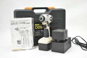 (769M 0408S8) １円～ 新興製作所 コードレスインパクト CIDS-144W インパクトドライバ 電動工具 大工道具