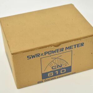 (769M 0408M14) 1円～ DAIWA ダイワ CN-610 SWR&POWER METER 1.8-150MHz パワーメーターの画像7