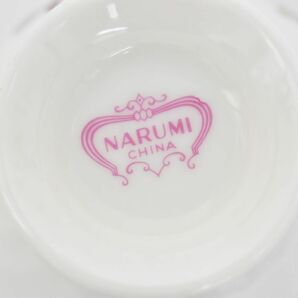 (774S 0410M1) 1円～ 未使用 NARUMI ナルミ コーヒーカップ＆ソーサー ティー ペア ぶどう柄 茶器 洋食器の画像5