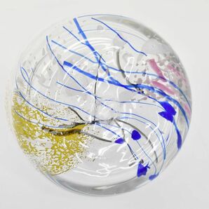 (778S 0419M12) 1円～ 置物 花器 花生 花瓶 花入 オブジェ インテリア 工芸ガラスの画像4