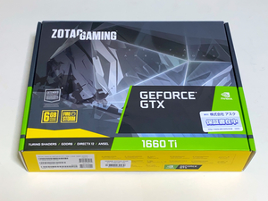 ☆ZOTAC グラフィックボード GEFORCE GTX 1660Ti GDDR6/6GB 中古品★