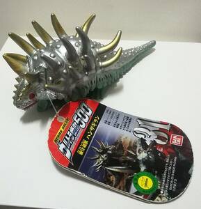 バンダイ　ウルトラ怪獣500シリーズ　ハンザギラン　ソフビ　丸タグ付き　ライブサイン有り　ウルトラマンA 超獣　廃盤