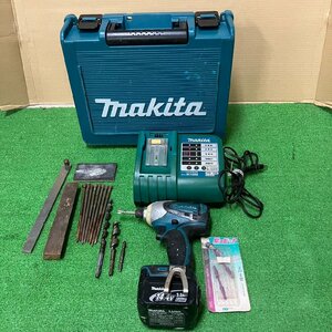 【現状品】『3-296』makita マキタ　充電式インパクトドライバーセットTD130DRFX 7.2-18V用急速充電器　DC18RB