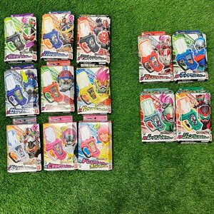 【開封未使用品,一部美品中古品】『4-108』BANDAIバンダイ仮面ライダーエグゼイド超スーパーヒーロー大戦DXライダーガシャットシリーズ13個