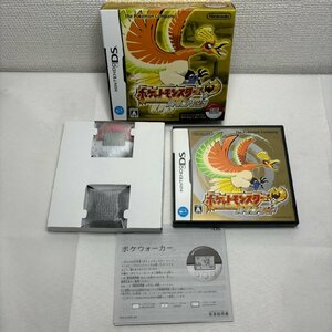 【中古品】『4-160』Nintendo DSソフト ポケットモンスターハートゴールド　ポケウォーカー付き