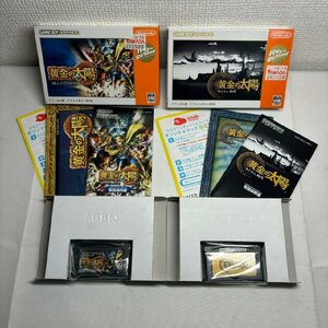 【中古品】『4-166』Nintendo ゲームボーイ アドバンス ソフト 黄金の太陽　開かれし封印　失われし時代　２点まとめ