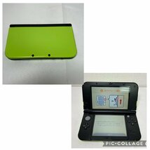 【中古品】『4-272』任天堂3DS LL 本体 ライムグリーン_画像1