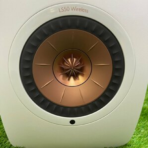 【中古品】『4-298』KEF LS50 Wireless Mineral White ワイヤレススピーカー ペアの画像6