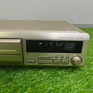 【現状品】『4-284』SONY CDプレーヤー CDP-XE900 カレンとパルスD/Aコンバーターの画像7