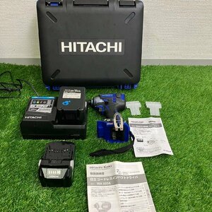 【中古品】『4-466』日立コードレスインパクトドライバ　WH36DA ケース付セット　バッテリー付き