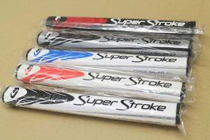 ZZ022-5 SuperStroke MID SLIM2.0 GRIP US 5色SET（WH-BK、WH-RD、WH-BL、SIL-BK、BK-RD）スーパーストローク ミッド スリム2.0 グリップ