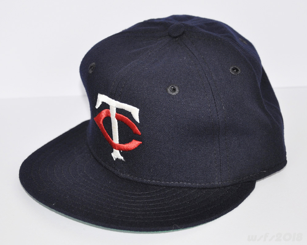 お歳暮 人気 MLB/USED】ヴィンテージプロモデルキャップミネソタツインズ(紺 大人用