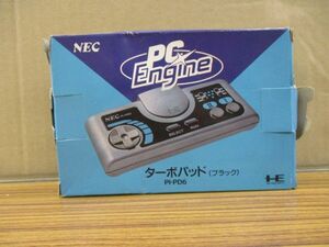 #w34【梱60】NEC PCエンジン ターボパッド PI-PD6 ブラック コントローラー